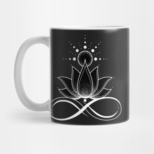 Lotus flower & infinity sign 02 Mug